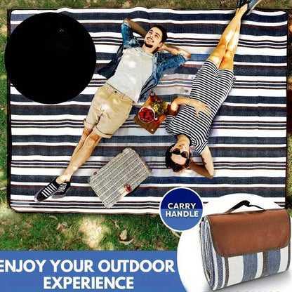 TrailLoom Outdoor Picnic & Beach Blanket – Foldable, Waterproof, Tear-Resistant Mat