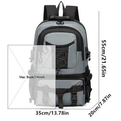 SummitEdge Nomad Backpack – Durable 45L Travel & Hiking Bag for Men