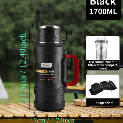 ThermoHaven Insulated Steel Kettle – Travel & Camping Flask