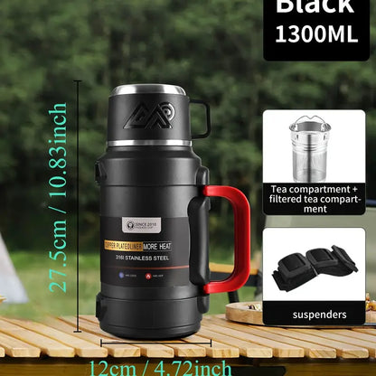 ThermoHaven Insulated Steel Kettle – Travel & Camping Flask