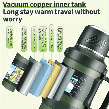 ThermoHaven Insulated Steel Kettle – Travel & Camping Flask