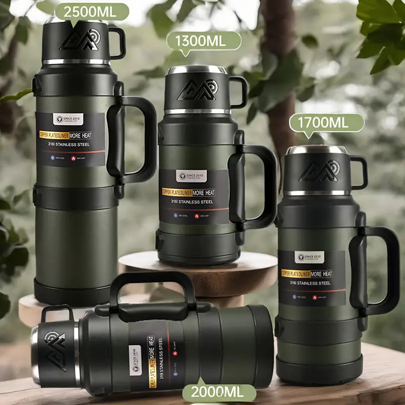 ThermoHaven Insulated Steel Kettle – Travel & Camping Flask