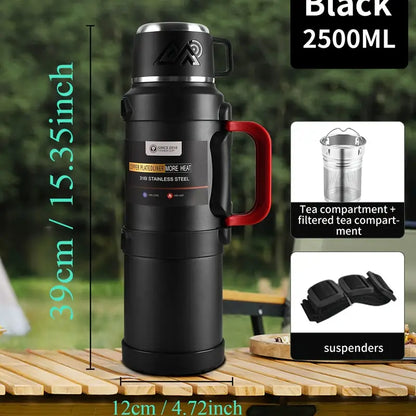 ThermoHaven Insulated Steel Kettle – Travel & Camping Flask