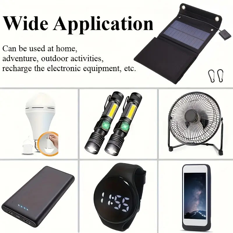 SolarisGo 60W Foldable Solar Charger for Camping & Travel