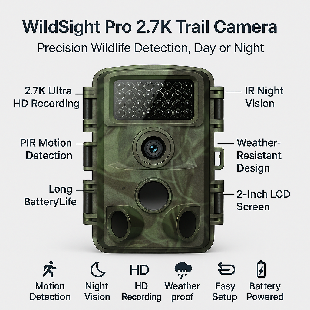 WildSight Pro 2.7K Trail Camera