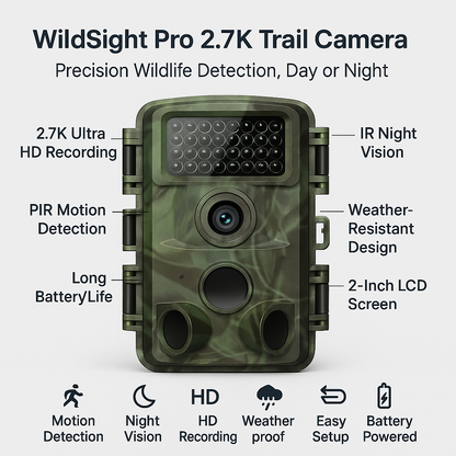 WildSight Pro 2.7K Trail Camera