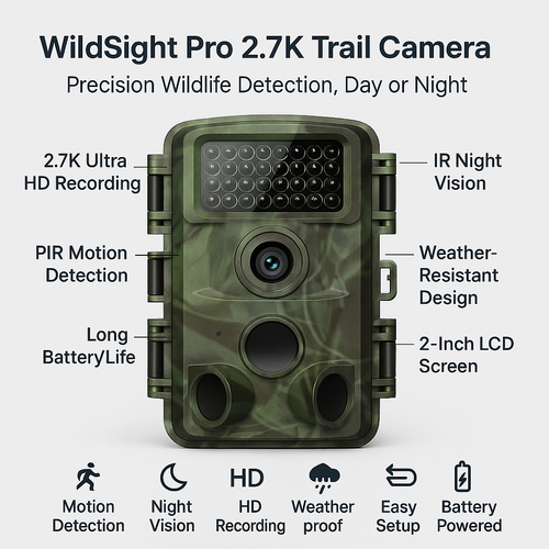 WildSight Pro 2.7K Trail Camera