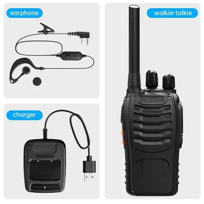 TrailCom X16 Walkie Talkies – Long-Range PMR-446 Radios for Hiking & Camping