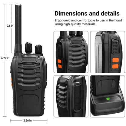 TrailCom X16 Walkie Talkies – Long-Range PMR-446 Radios for Hiking & Camping