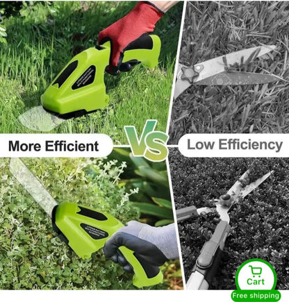 Trimora Cordless Hedge & Grass Trimmer