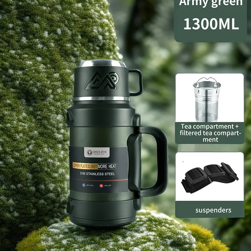 ThermoHaven Insulated Steel Kettle – Travel & Camping Flask