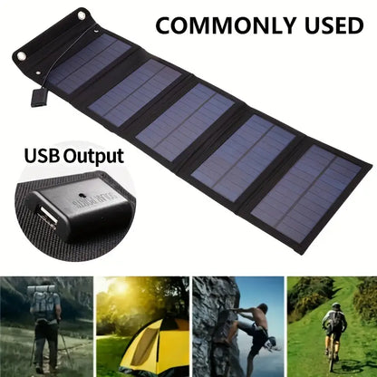 SolarisGo 60W Foldable Solar Charger for Camping & Travel