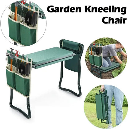 GardenEase 3-in-1 Collapsible Kneeler & Seat with Tool Bag