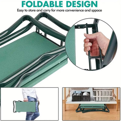GardenEase 3-in-1 Collapsible Kneeler & Seat with Tool Bag