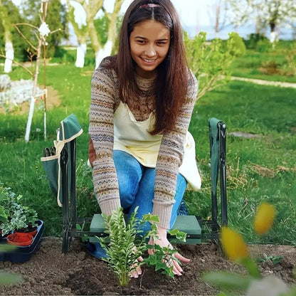 GardenEase 3-in-1 Collapsible Kneeler & Seat with Tool Bag