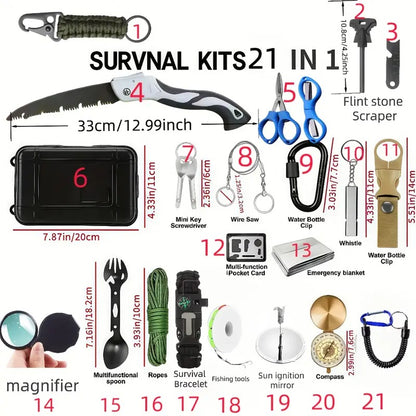 TerraGuard 21-in-1 Survival Kit